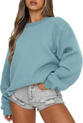 ANRABESS Womens Crewneck Fleece Oversized Pullover (Style 6CBD)