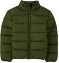 Boys Medium Weight Puffer Jacket - Warm, Windproof and Water-Resistant