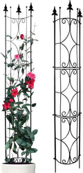 Garden Trellis 2 Pack 72in H x 12in W Metal Plant Trellis - Stable