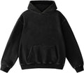 Acid Wash Oversized Hoodie - Super Soft Pullover for Men