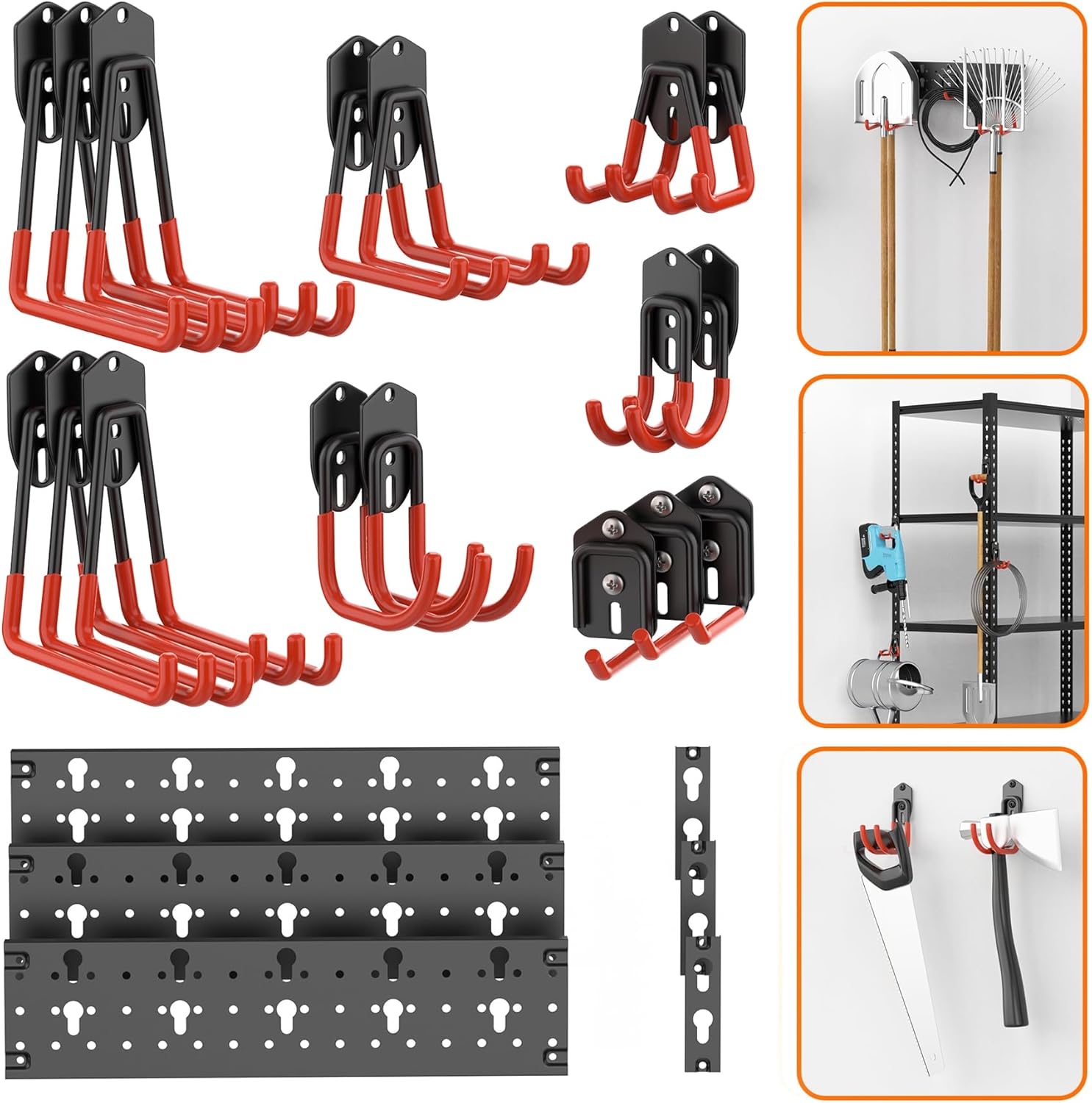 Maximize Garage Storage with 24 PCS Wall Mount Tool Organizer