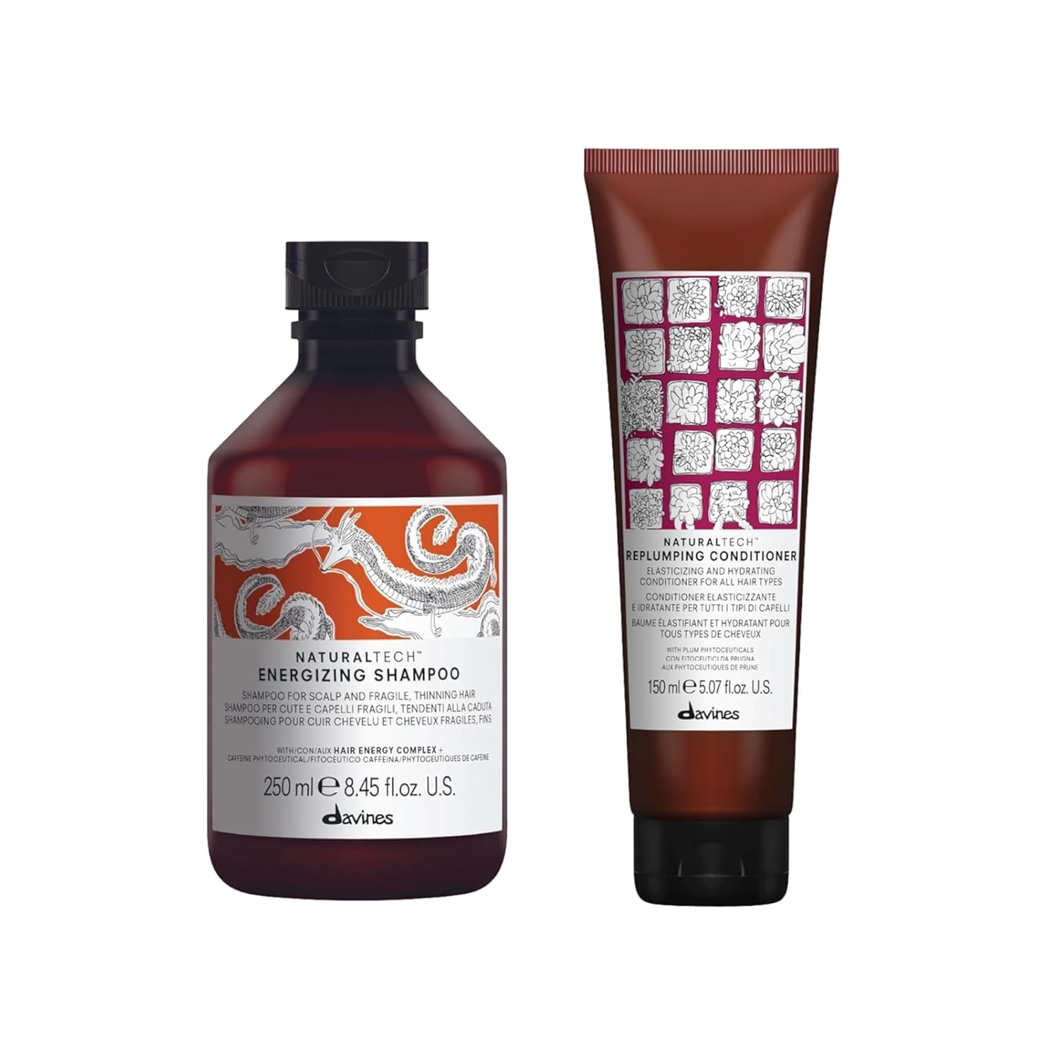 Davines Naturaltech ENERGIZING Shampoo for Thinning Hair Care