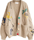 Women's Cable Knit Open Front Cardigan - Cozy Everyday Layer Cover
