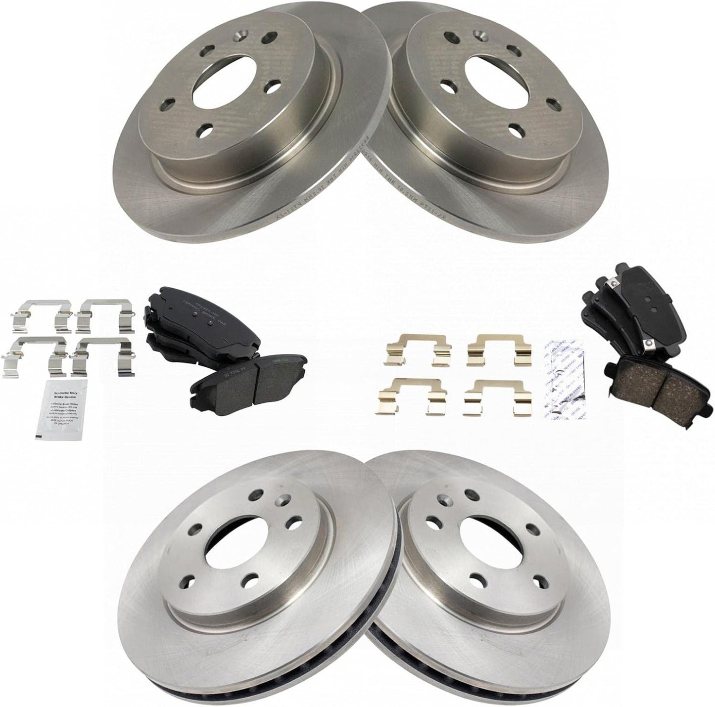TRQ Brake Pad & Rotor Kit for 2012-2016 Buick LaCrosse & More