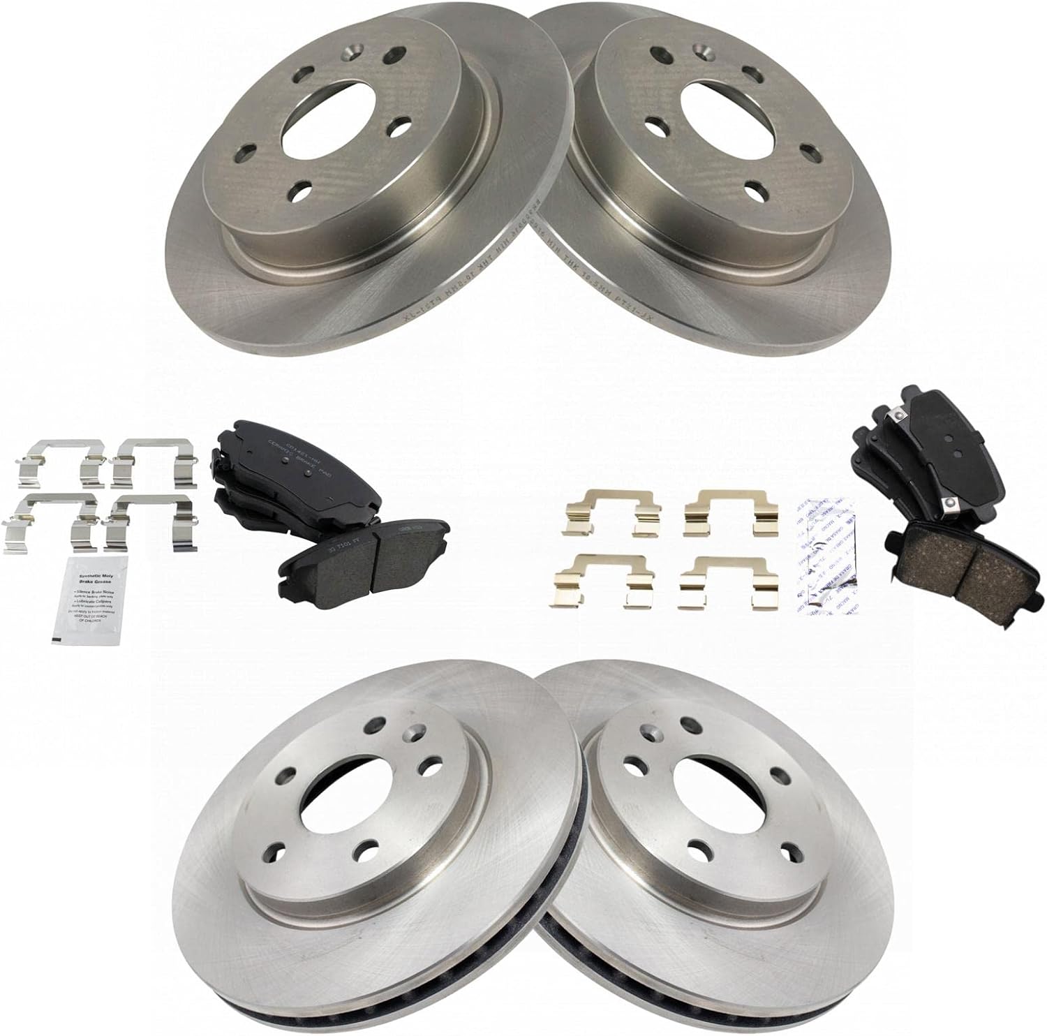 TRQ Brake Pad & Rotor Kit for 2012-2016 Buick LaCrosse & More