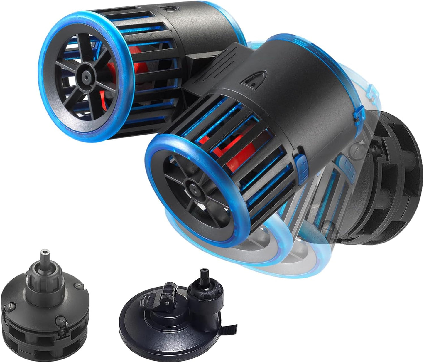 Carefree Fish Aquarium Magnetic Dual Powerheads for 30~300Gal