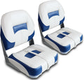 VANCUS Folding Boat Seats for Jon Bass Fishing - 2 Pack