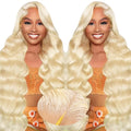 30 Inch 613 Lace Front Wig Human Hair 200% Density - Wear And Go
