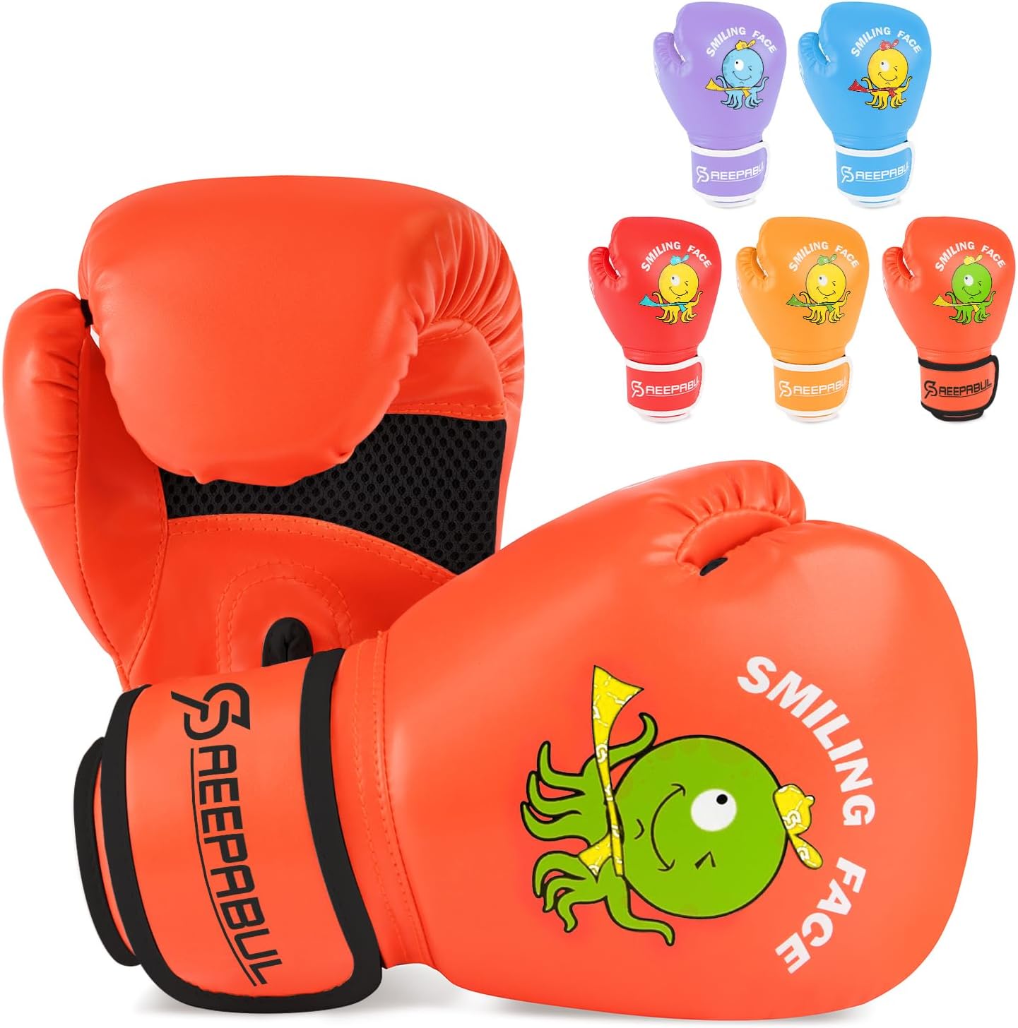 SAEEPABUL Kids Boxing Gloves - Train Punch Bag with Style!