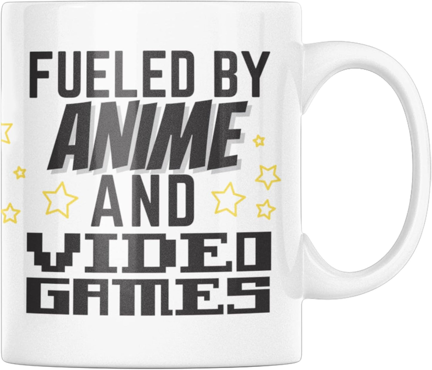 Fueled By Anime & Video Games - 11 oz Gaming Mug