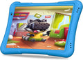 10 in Kids Tablet Android 14 Blue - PRITOM Toddler Tablet with Case