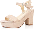 Women's Platform Heels Ankle Strap Wedges Sandals - Comfortable Chic