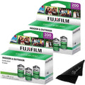 Fujifilm 200 35mm Film Bundle with Premium Cleaning Cloth