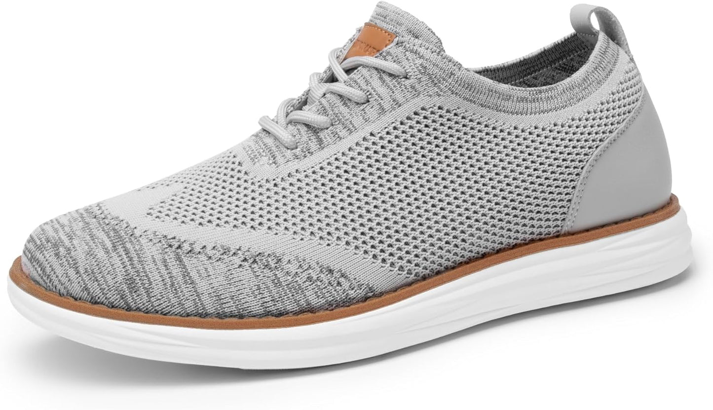 Bruno Marc Men's KnitFlex Breeze Mesh Sneakers for Comfort