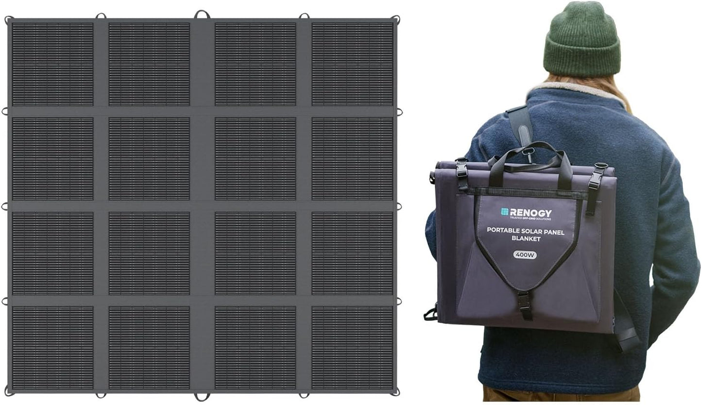 400W Portable Solar Panel for Camping and Off Grid Use