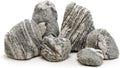 Natural Fish Tank Stones Silver Seiryu Rock - Snowflake Texture