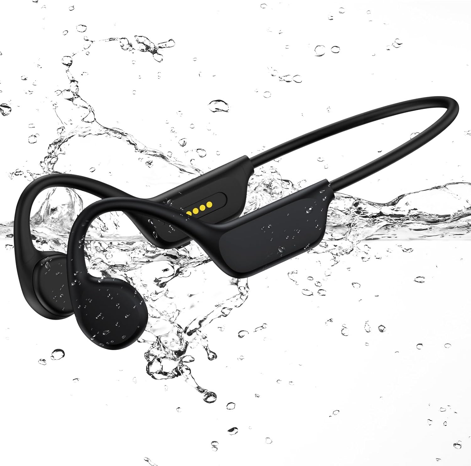 Bone Conduction Swimming Headphones for Underwater Music Enjoyment