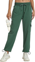Quick Dry Women's Cargo Pants with Pockets - Lightweight Hiking