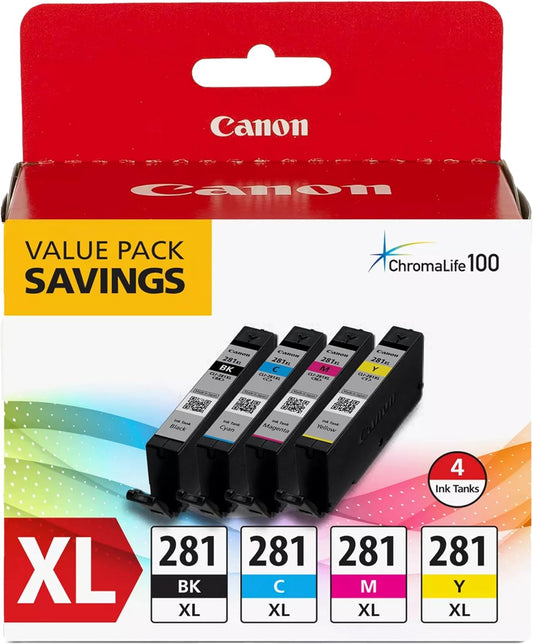 Canon CLI-281 XL Genuine Ink Pack for Quality Printing Needs