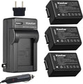 Kastar 3pcs Battery + Travel Charger Replacement for DMW-BMB9
