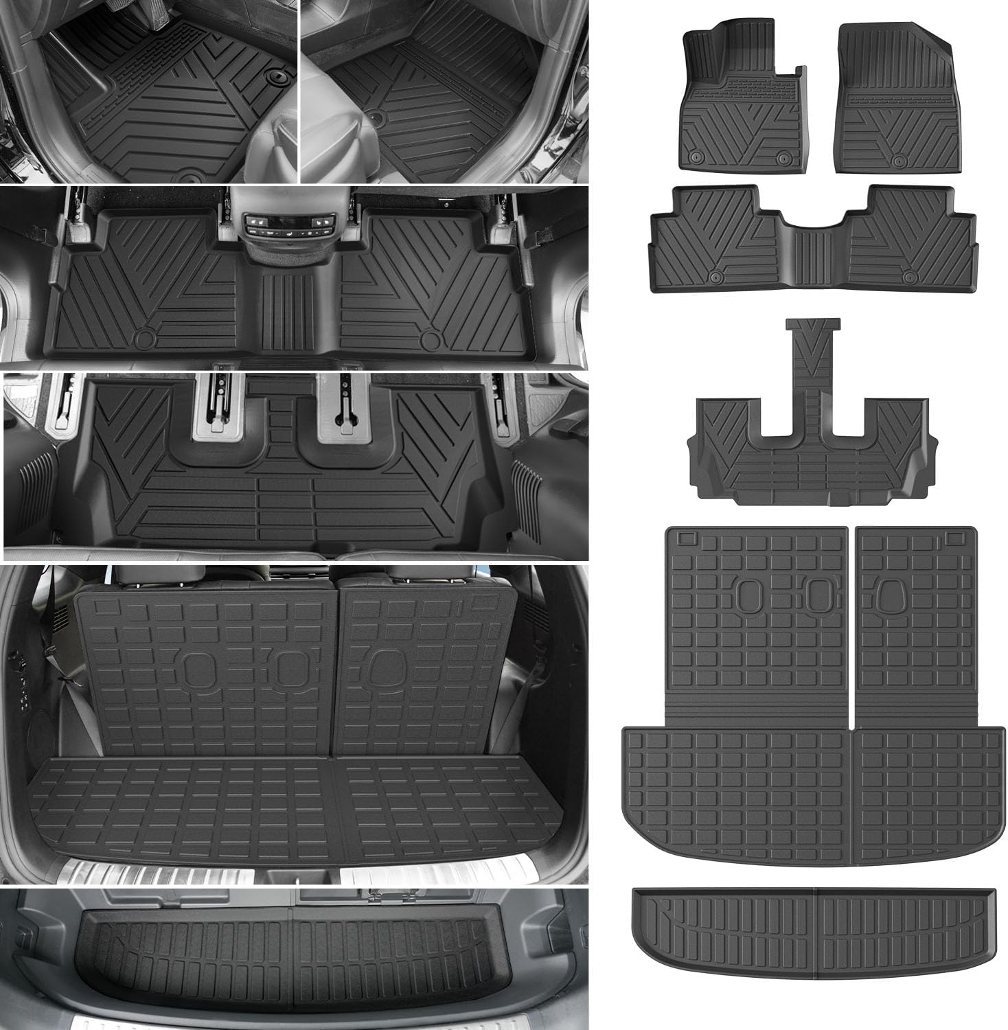 Custom Fit TPE Floor Mat for 2020-2025 Hyundai Palisade