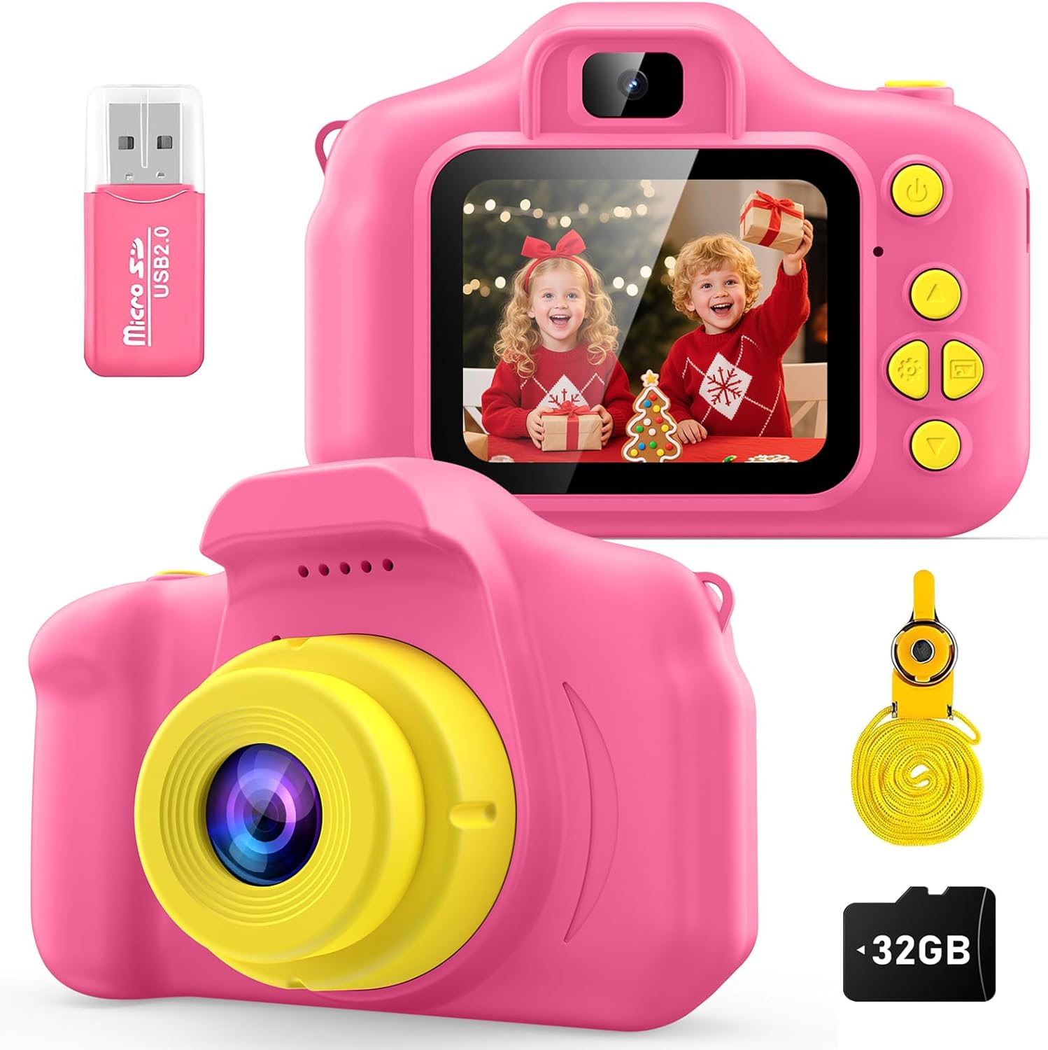 Desuccus Kids Camera for Girls 3-12 - Fun and Educational Toy