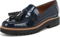 Franco Sarto Womens Carolynn Lug Sole Loafer - Chunky Comfort Slip-Ons