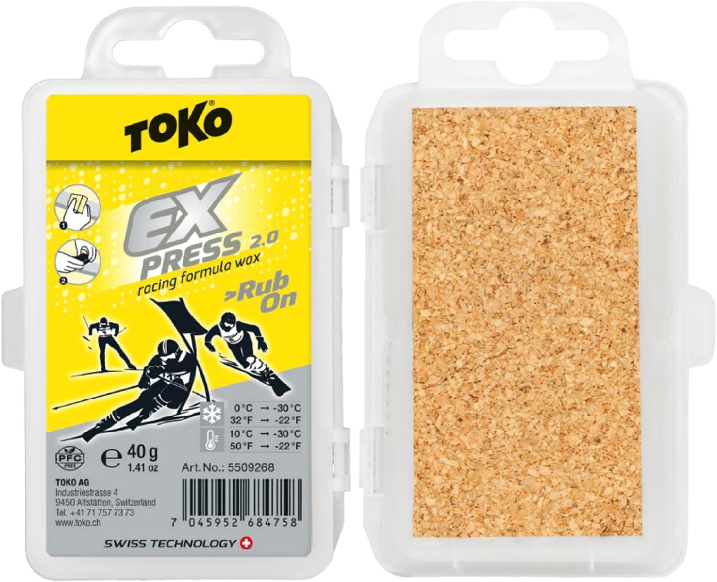 TOKO Express Racing Rub On Wax - Fast 40g