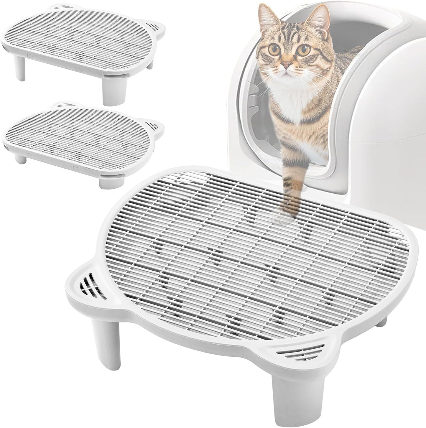 Litter Catching Step for Cat Litter Box - Keep Floors Clean