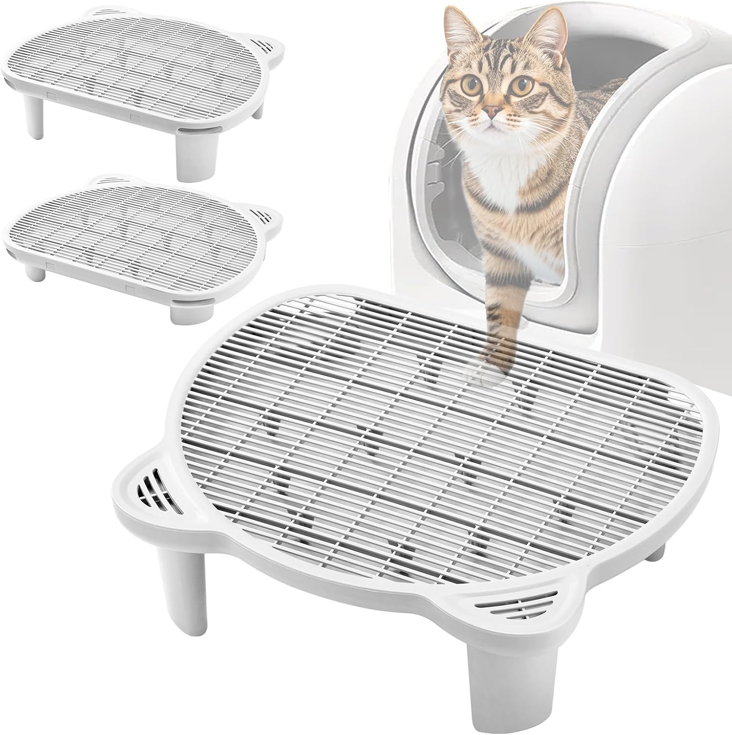 Litter Catching Step for Cat Litter Box - Keep Floors Clean