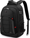 Large Travel Laptop Backpack 17.3 in - Spacious Durable Travel Bag