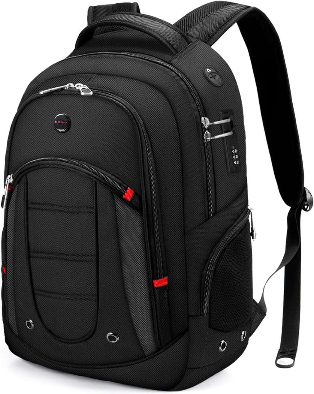 Large Travel Laptop Backpack 17.3in Water-resistant for Men
