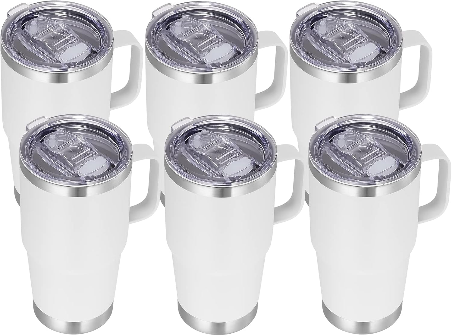 VEGOND 20 oz Tumbler Set with Handle and Straw for Travel