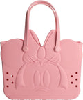 Mickey Mouse Classic 3D Face Adult Pink EVA Tote Bag - Playful Beach