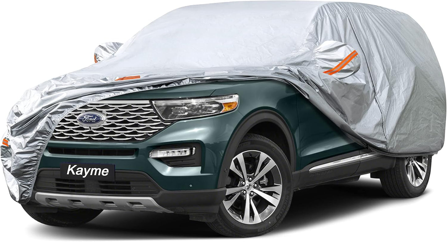 Kayme Car Covers for SUVs Waterproof All Weather Protection