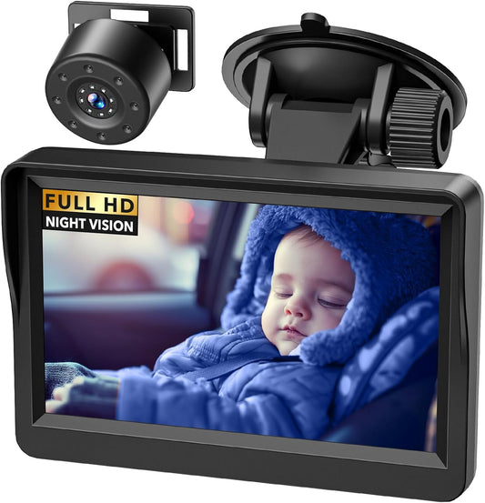 NewHail Baby Car Mirror - 178 Wide View Night Vision