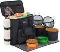 Dog Travel Bag with Dog Backpack - All-in-One Travel Organizer