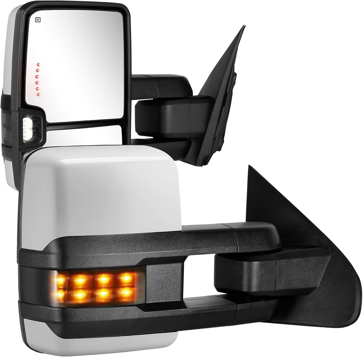 Towing Mirrors for 2014-2018 Chevy Silverado with LED Lights