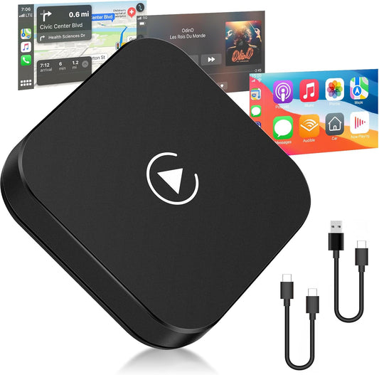 5.0 CarPlay Adapter - Instant Wireless Upgrade for Wired CarPlay!
