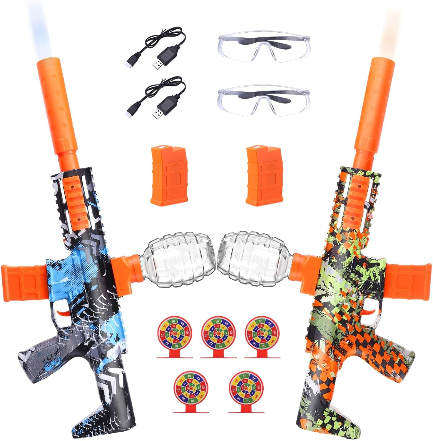2 Pack Gel Splatter Blasters for Ultimate Outdoor Fun
