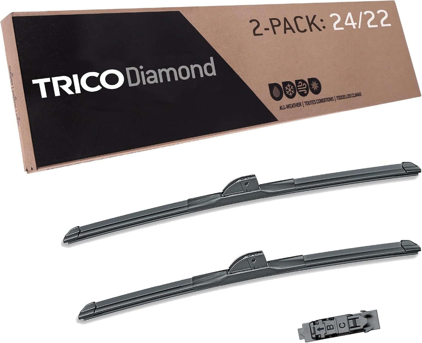 TRICO Diamond Premium Automotive Wiper Blades for All Weather