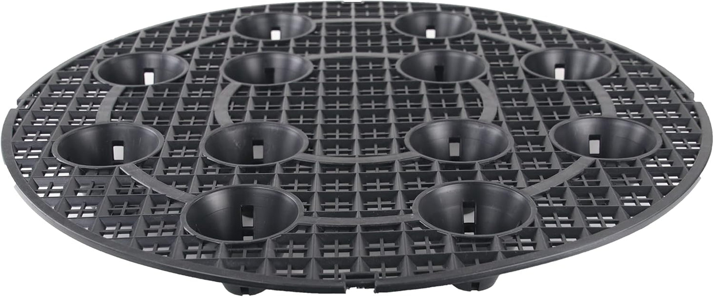 Grow1 26.5-Inch Pot Elevators for Plants - Optimal Drainage
