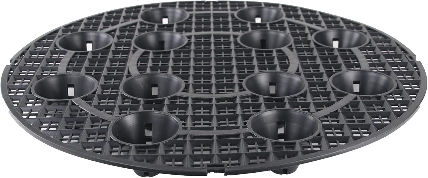Grow1 26.5-Inch Pot Elevators for Plants - Optimal Drainage