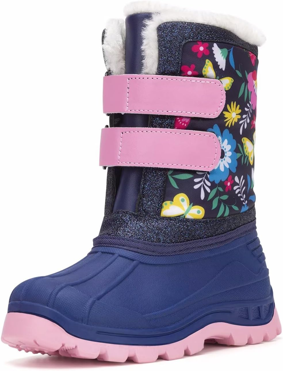 Toddler Warm Boots Girls Winter Snow Boots Waterproof Shoes