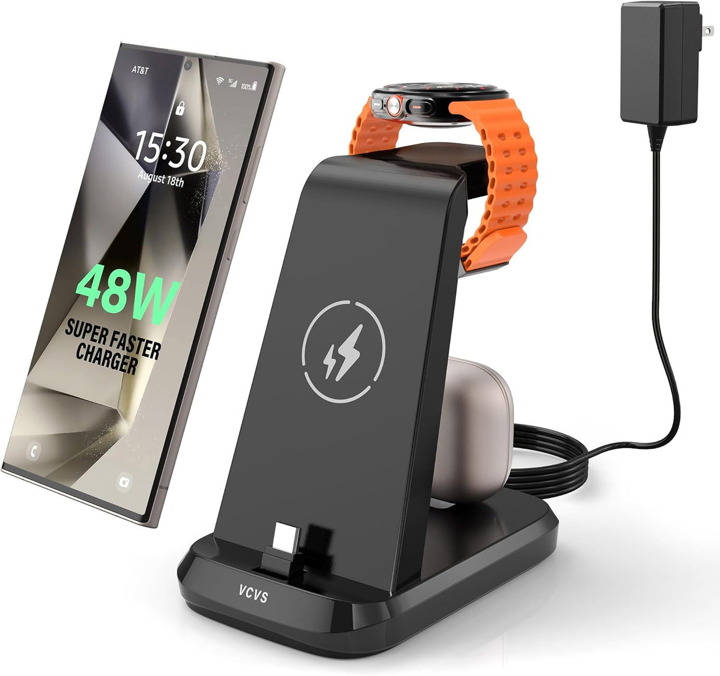 Ultra-Fast 48W Samsung Charger 3-in-1 - VCVS