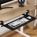 Keyboard Tray Under Desk Corner Tray with Adjustable C Clamp - Space
