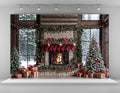 Kate 7x5ft Merry Christmas Backdrop for Photography - Festive Studio