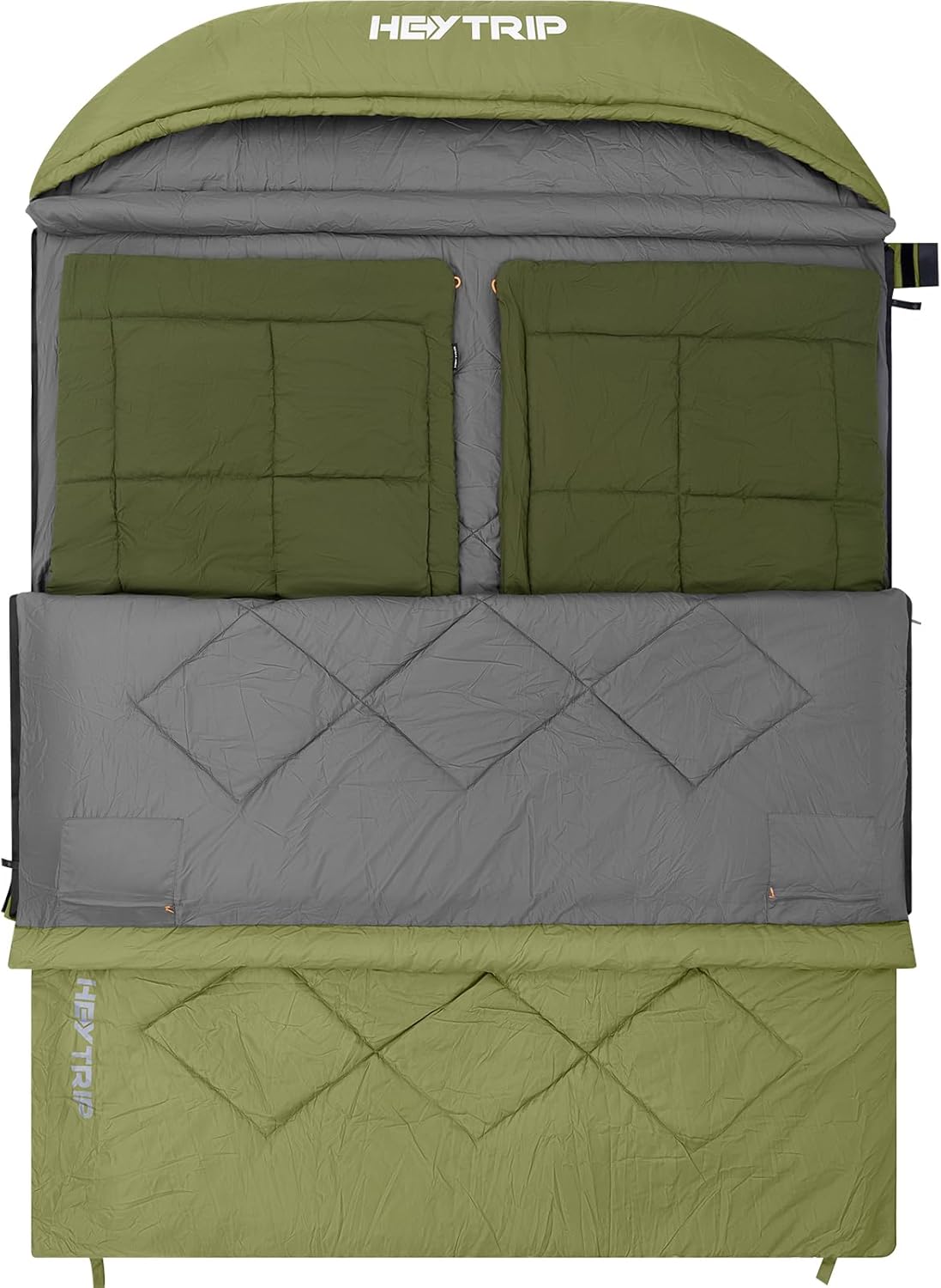 HEYTRIP Double Sleeping Bag for Couples - 20 Degree Comfort
