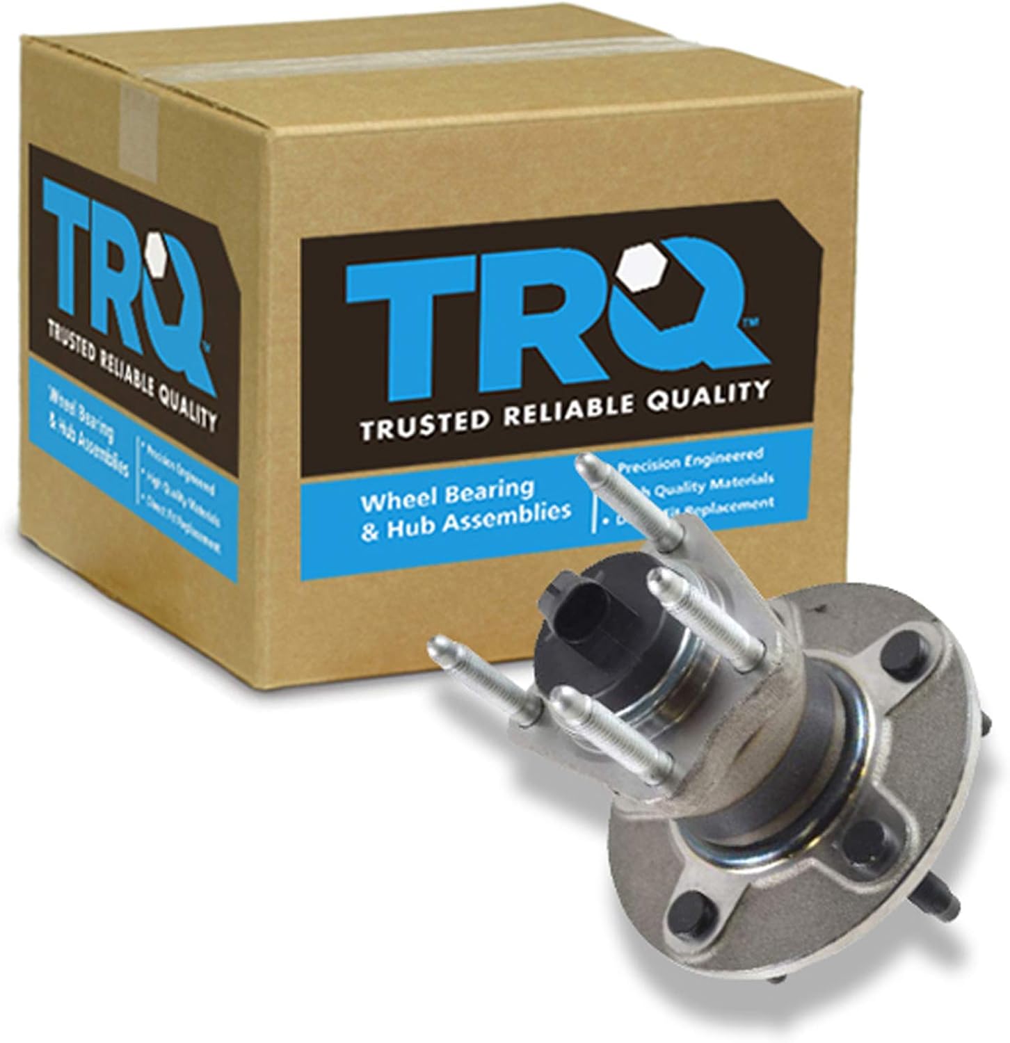 TRQ Rear Wheel Bearing & Hub Assembly with ABS Sensor for Cobalt