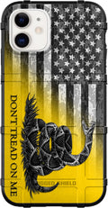 Don't Tread on Me US Camo Rugged Shield Case for iPhone 11